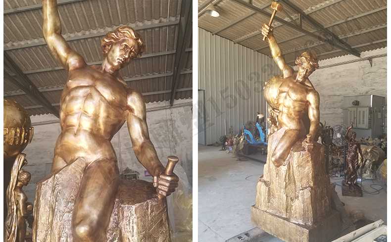 雕刻自我人物雕塑，銅雕刻自我雕塑，自我雕刻人物銅雕塑