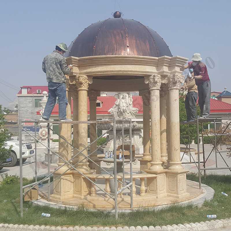 歐式景觀涼亭，歐式大理石涼亭，歐式柱子亭子