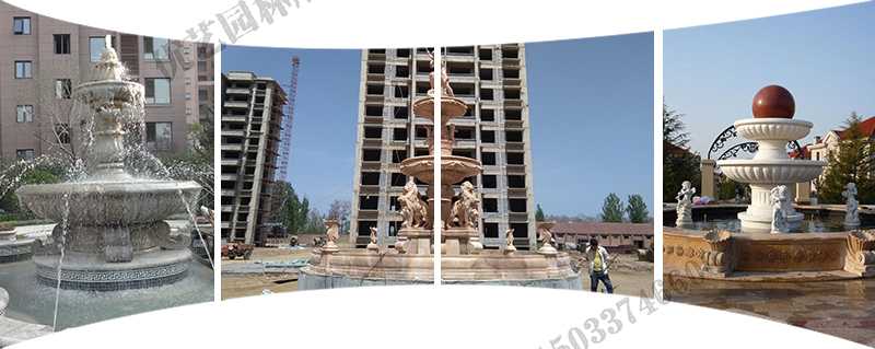 大理石景觀噴泉安裝，大型景觀噴泉廠家，景觀石雕噴泉廠家
