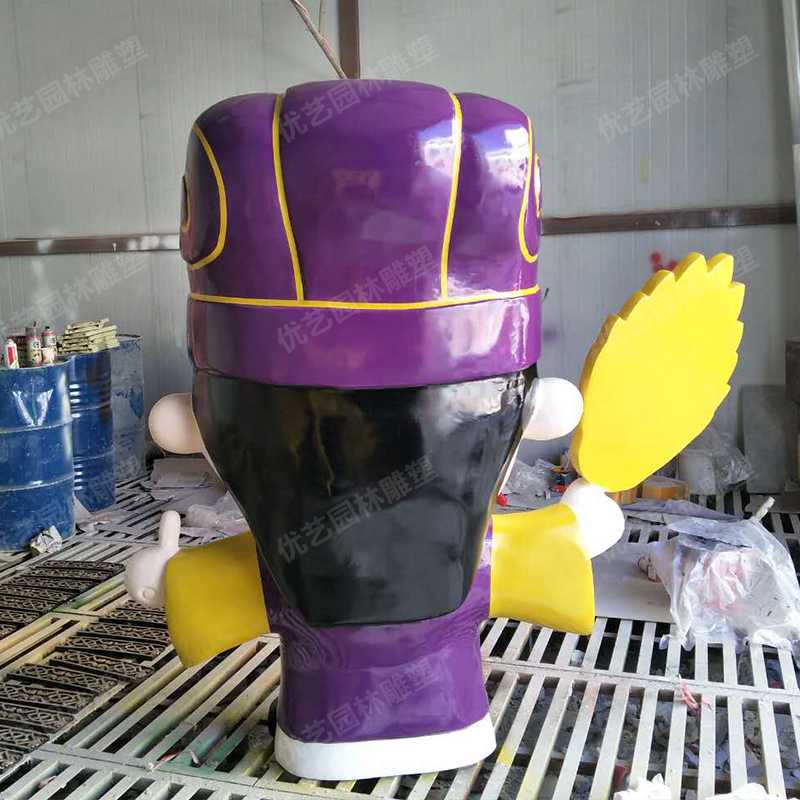 諸葛亮雕塑，卡通人物雕塑