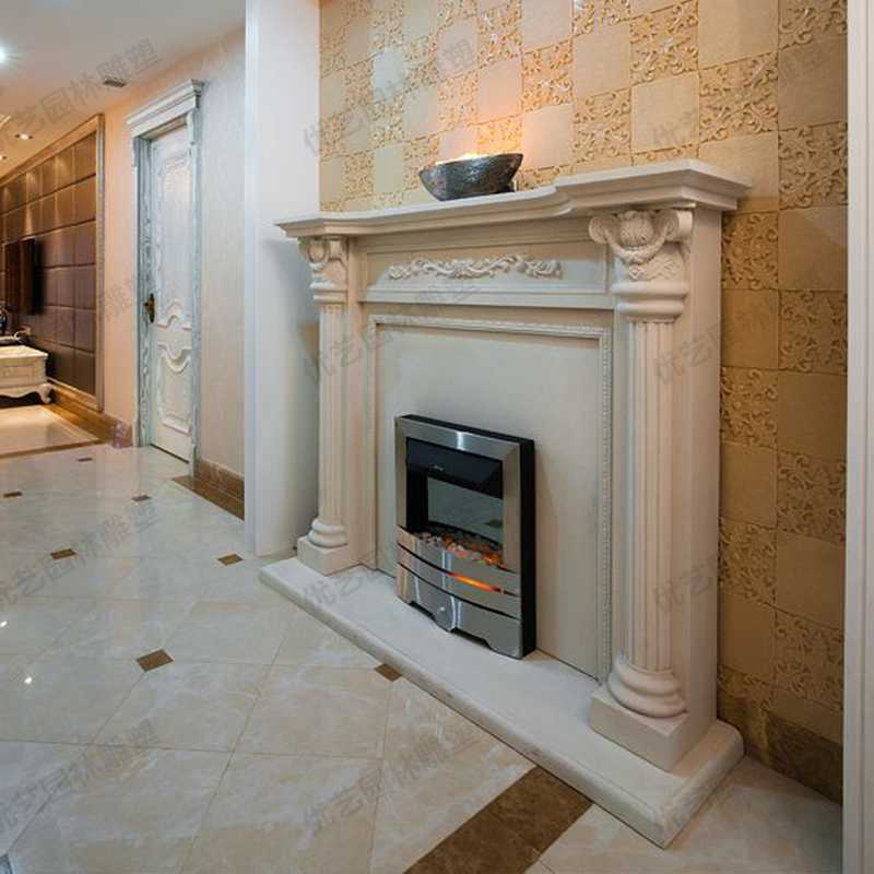 大理石壁爐，歐式壁爐