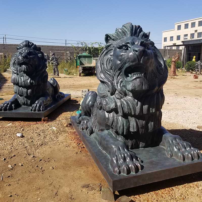 匯豐銅獅子，銅匯豐獅子，銅雕塑廠家，銅獅子廠家