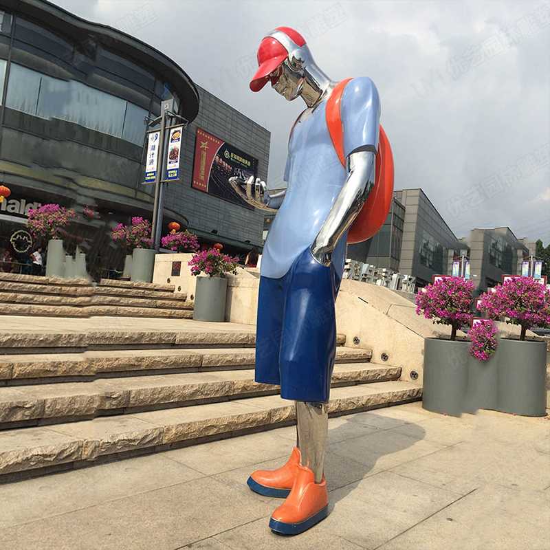 不銹鋼人物雕塑，不銹鋼雕塑工廠