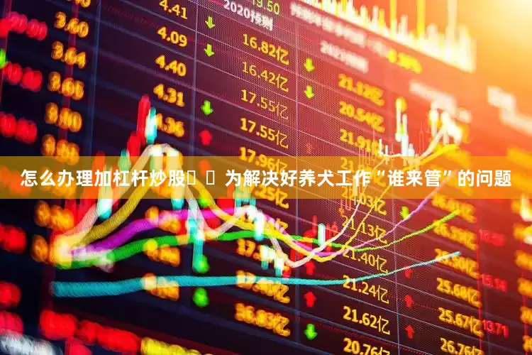 怎么办理加杠杆炒股  为解决好养犬工作“谁来管”的问题